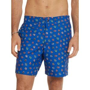 NWT Robert Graham creature print swim trunks sz 36